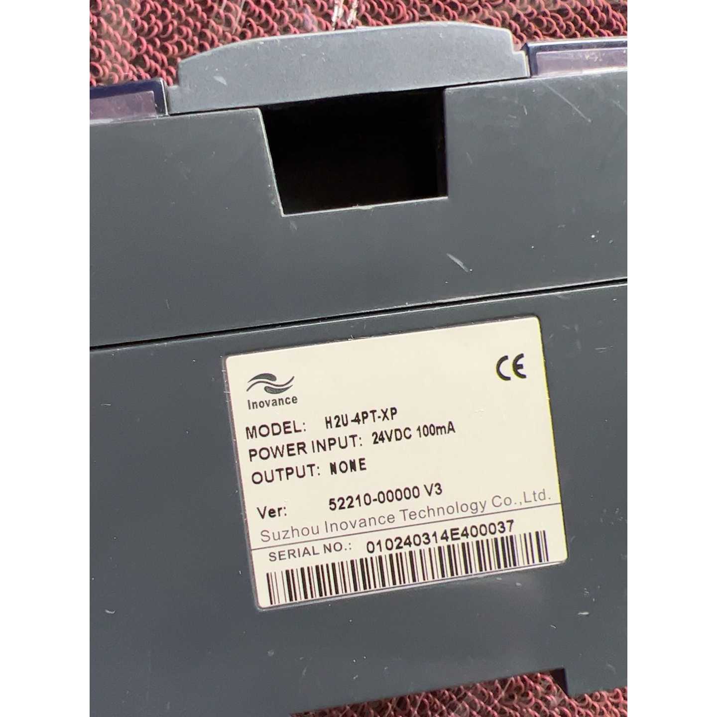 议价汇川PLC扩展模块，型号H2U-4PT-XP，拆机成色如图，