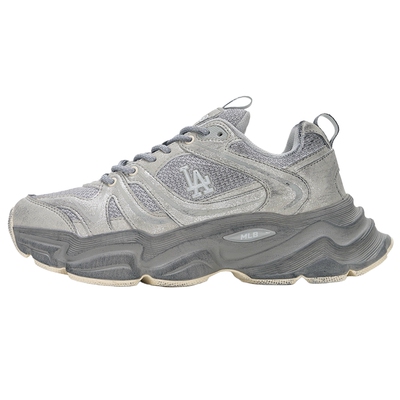 MLB正品男鞋女鞋25冬季新款运动鞋复古休闲鞋造浪厚底增高老爹鞋