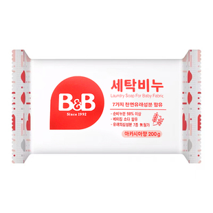 韩国保宁婴儿抗菌洗衣皂 BB皂儿童尿布肥皂温和洋甘菊洋槐花6块装