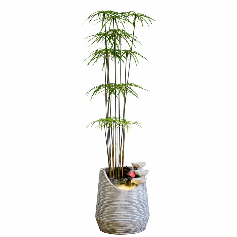 创意北欧ins流水摆件喷泉盆景