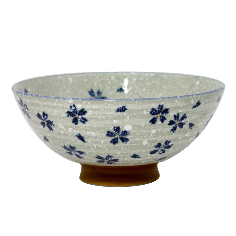 良泉日本原装进口餐具美浓烧陶瓷碗日式家用饭碗和风米饭碗粉雪樱