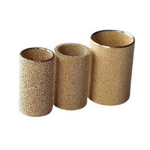 铜粉末烧结滤芯 铜粉烧结过滤管 消音器滤片 烧结滤片 气动元件