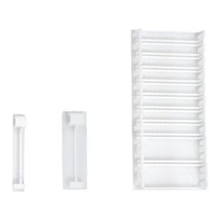 白色挡片PZ30配电箱档片C45档板塑料填空件1P挡片空开箱空位堵片