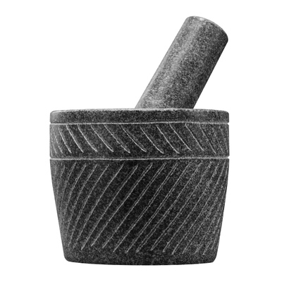 特号手工雕刻石头捣蒜器石臼