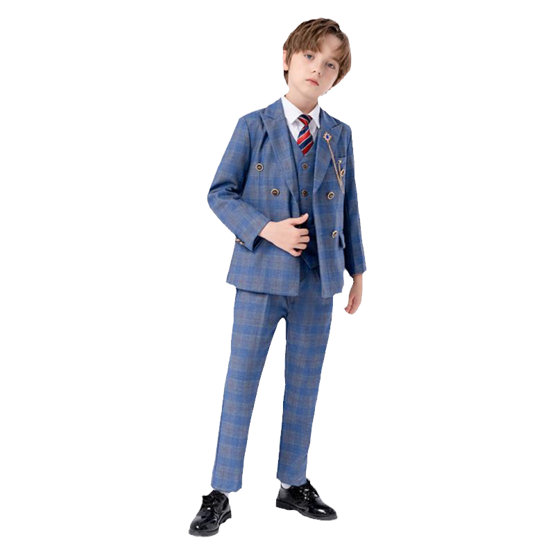 儿童帅气主持人礼服新款花童西服