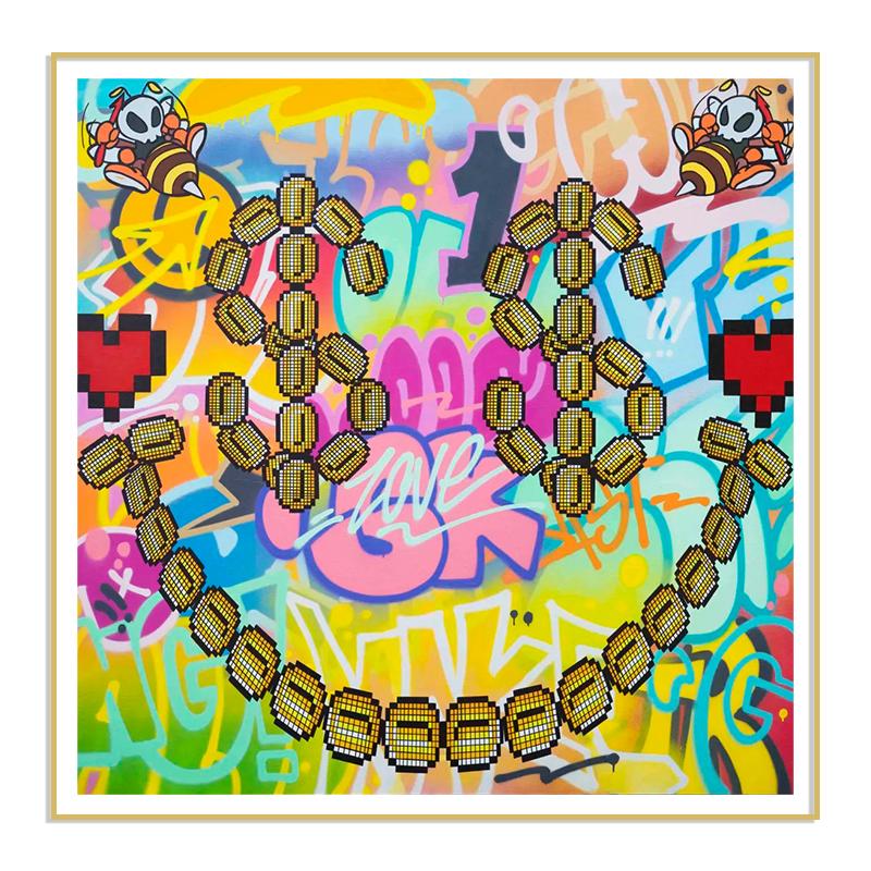 王加诺Lovemy装饰画网红直播画
