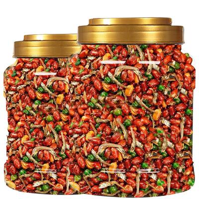 仅3.97元/袋烧烤店批发小鱼花生