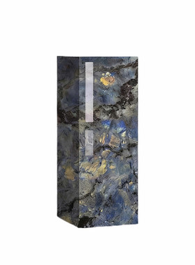 简约现代岩板花架花几客厅玄关落地式装饰品展示台摆件底座立柱