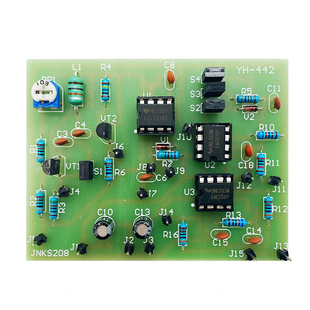 电感振荡与运放幅频测试电路技能DIY教学焊接制作练习板YH-442