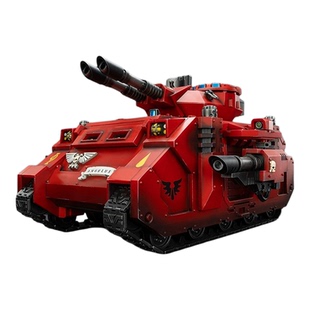 JOYTOY暗源战锤40K圣血天使歼灭者型猎食者坦克1:18可动载具手办