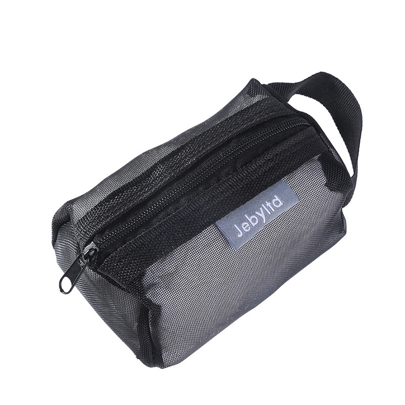 透明网纱收纳袋尼龙便携玩具化妆品收纳包零钱包钥匙包公交卡片包