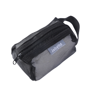 透明网纱收纳袋尼龙便携玩具化妆品收纳包零钱包钥匙包公交卡片包