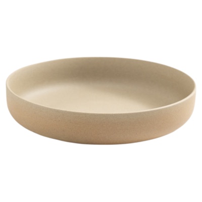 无釉原土色粗陶盘子家用陶瓷