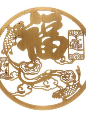 凡达五金黄铜加厚中式仿古