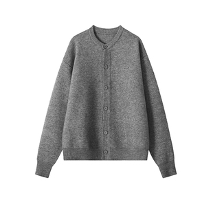 百搭简约开衫毛衣针织衫男加肥加大码潮牌胖子宽松痞帅秋冬装外套