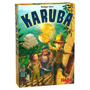 HABA德国进口儿童益智亲子桌游玩教具300932神庙宝藏阿鲁巴岛8岁