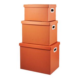 牛皮纸质收纳箱超硬有盖档案零食搬家衣服装书储物离职文件整理盒