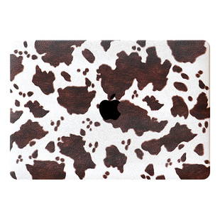 新款奶牛纹理贴皮保护壳适用苹果电脑保护套macbook14寸笔记本皮壳air15pro16air13.6防刮耐磨M5M2M3M4M1