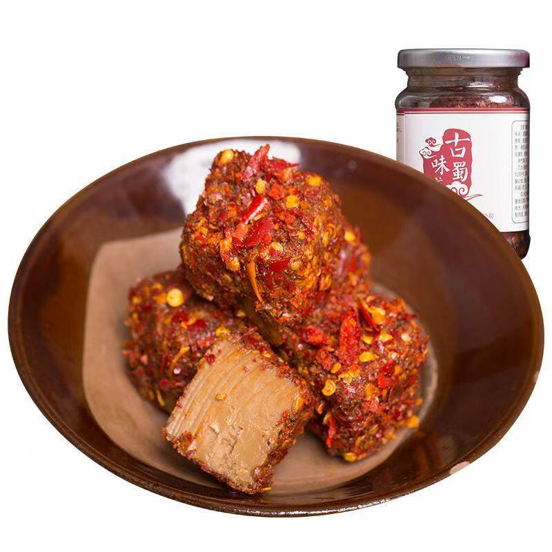 古蜀味道非遗豆腐乳麻辣豆腐乳霉豆腐自制四川特产下饭豆腐乳便携