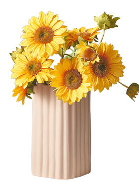 北欧简约陶瓷花瓶摆件客厅