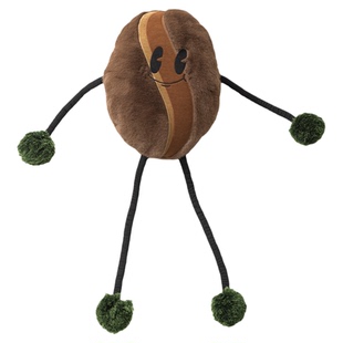 咖啡豆抱枕客厅沙发可爱原创靠枕创意床头飘窗咖啡店装饰床头靠垫