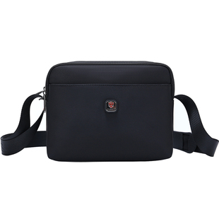 男包单肩包男士斜挎包牛津布侧包简约爸爸包横款背包休闲男装包包