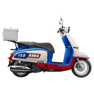 适用春风150AURA后备箱铝合金圆角尾箱摩托车后尾箱改装专用尾架