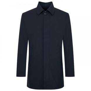 【风衣羽绒】报喜鸟秋冬新款男士商务休闲中长款白鹅绒羽绒服保暖