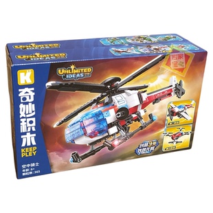 奇秒积木创意多变42115积械恐龙空中骑士模型无人机儿童男孩礼物