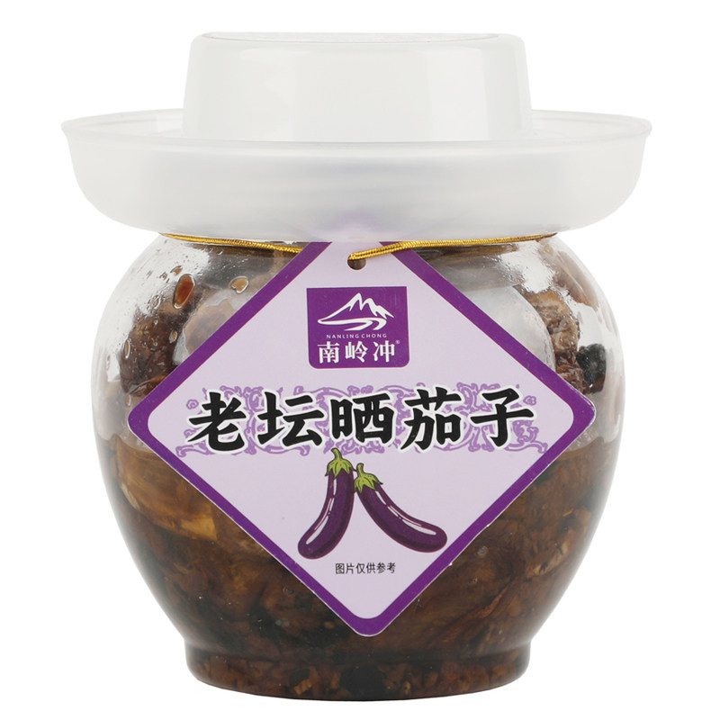 老坛晒茄子酱香茄子干不辣的酱菜