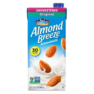 Blue Diamond Almond Milk美国蓝钻石扁桃杏仁奶巴旦木植物奶
