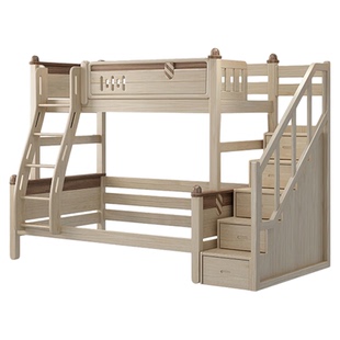ABC哆来咪实木儿童床上下床双层床子母床高低床多功能小户型神器
