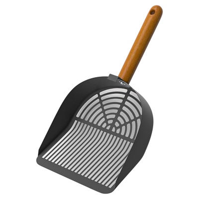 猫砂铲304不锈钢矿砂膨润土二合一铲屎神器带挂钩易清洗猫用品