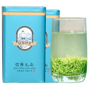 世明信阳毛尖2025新茶叶雨前毛尖绿茶浓香型春茶叶散装500g