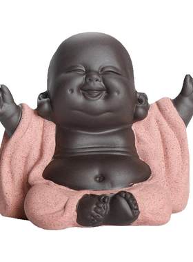 紫砂招财摆件纯手工可养茶台精品
