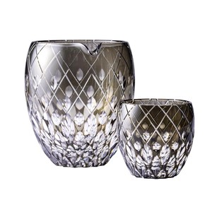 【礼物】KAGAMI江户切子远雷公道杯分酒器清酒杯冷酒杯子手工