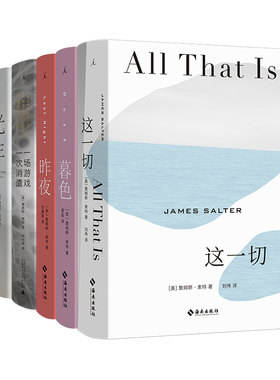 理想国 | 詹姆斯·索特作品系列 这一切 昨夜 暮色 一场游戏一次消遣 光年（品相不好）5册套装外国文学畅销小说 理想国图书旗舰店