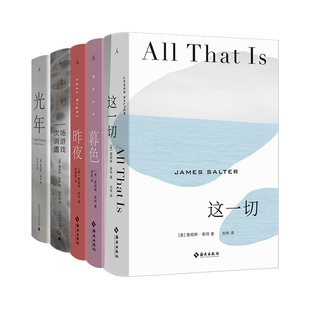 理想国 | 詹姆斯·索特作品系列 这一切 昨夜 暮色 一场游戏一次消遣 光年（品相不好）5册套装外国文学畅销小说 理想国图书旗舰店