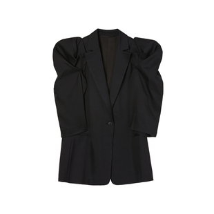 JNBY/江南布衣秋冬西服宽松复古简约休闲气质通勤外套5M8710790