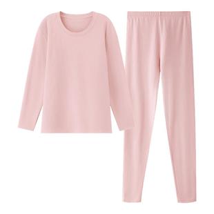 【加绒保暖】曼妮芬棉质生活加厚秋衣秋裤套装双面起绒情侣保暖