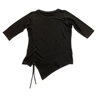 舞蹈服女莫代尔秋冬季长袖上衣形体古典现代舞黑色宽松训练练功服