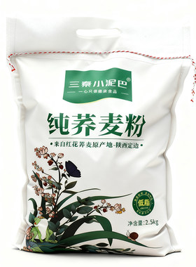 100%纯荞麦面粉陕北定边荞麦全粉