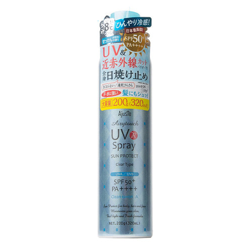 日本ajuste防晒喷雾霜爱伽丝uv防紫外线全身通用清爽夏天杨紫同款