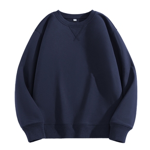 班尼路S&K系列重磅圆领卫衣男款秋冬季宽松大码男士上衣加绒外套A