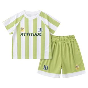[吸湿速干]儿童足球服运动套装嘟嘟家男女童夏季短袖短裤宝宝童装