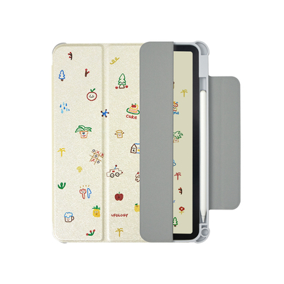 Ufology原创适用ipadair6保护套2024pro11寸平板mini6保护壳air5磁吸10代9代全包mini6笔槽air3可爱2022苹果