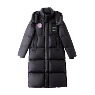 雅鹿羽绒服女长款过膝2025冬新款高档大牌加厚保暖白鸭绒连帽外套