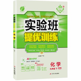 2026年春 初中实验班提优训练九年级化学下册人教版春雨教育旗舰店9年级下册RJ版课时单元专题训练期中期末真题特训练习册中考冲刺