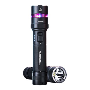 NEXTORCH/纳丽德P84勤务手电筒红蓝警示一键爆闪3000流明全视野