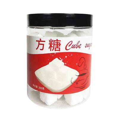 杯口留香咖啡专用糖咖啡糖方块调奶茶拿铁黑咖啡伴侣方糖速溶罐装
